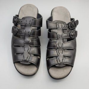 SAS Tango Black Strappy Sandals